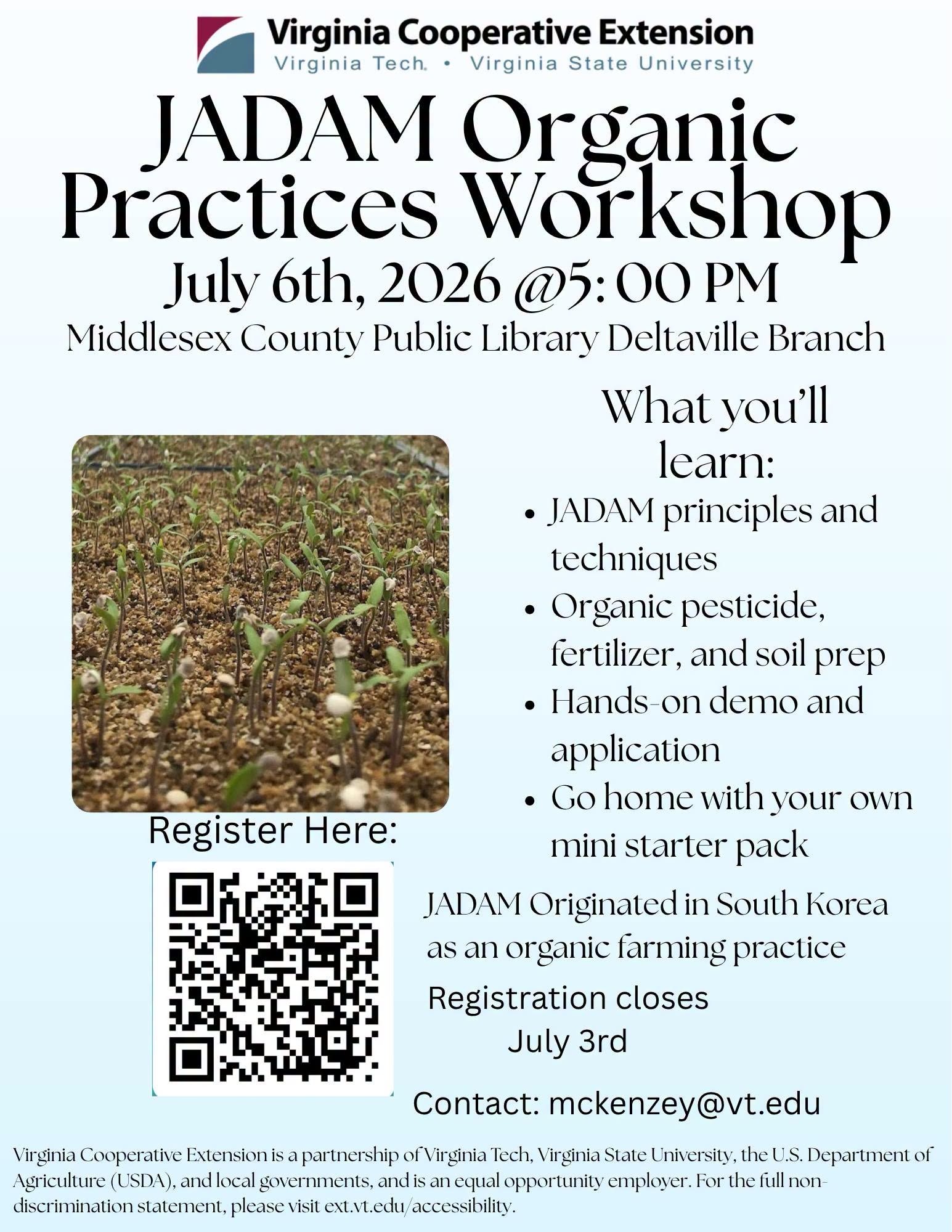 JADAM Organic Practices Workshop