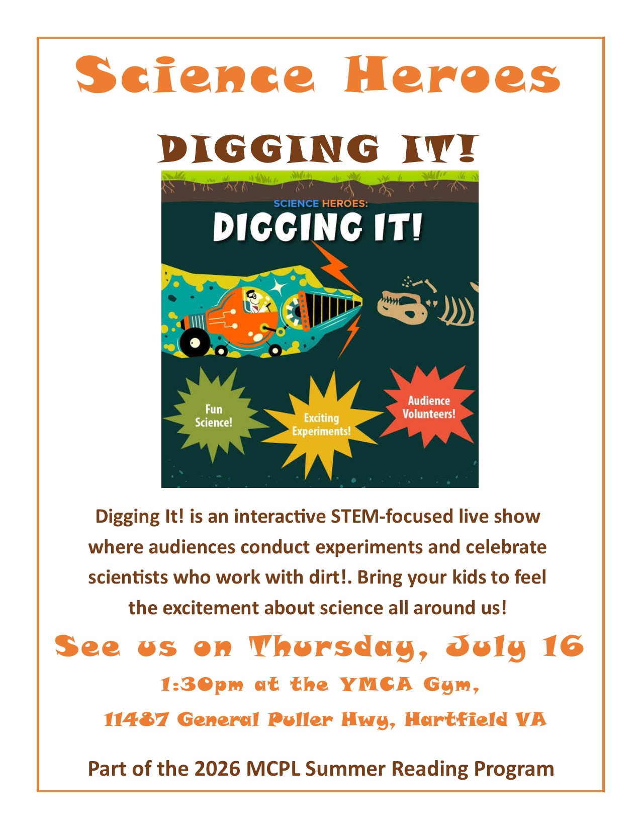 2026 Science Hero's Digging It